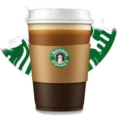 starbucks hot coffee emoji