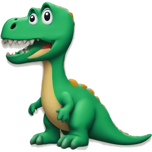 dinosaur on a tile emoji