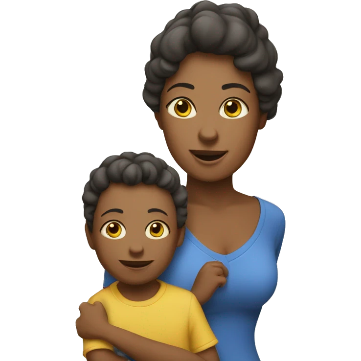 Mama mit Sohn  emoji