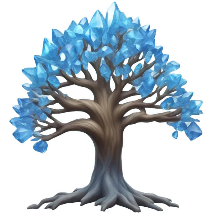 blue crystal tree emoji