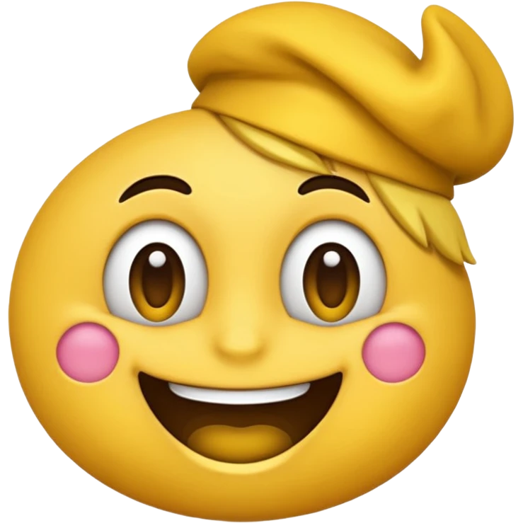 Emoji fou avec un entonnoir sur la tête emoji