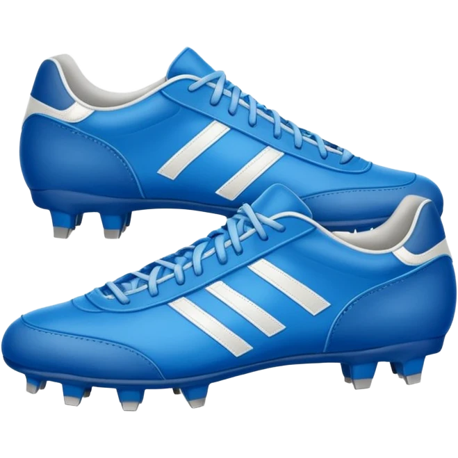 blue football shoes emoji