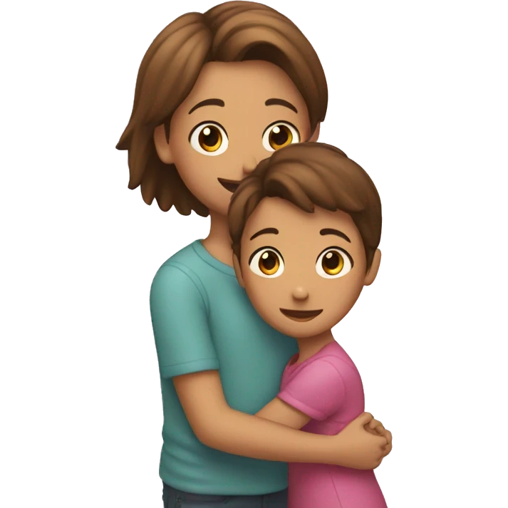 A girl is under And the boy is on the girl's Back emoji