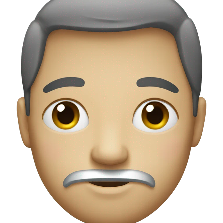 bent face emoji