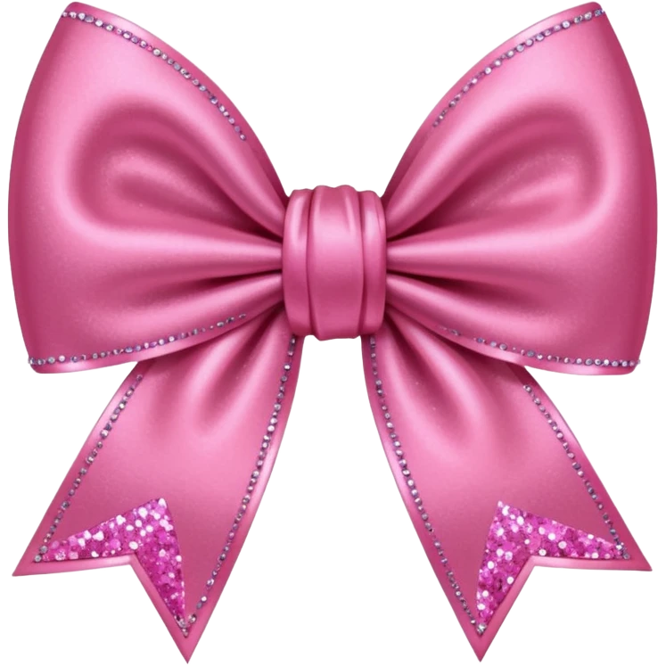 bow glitter pink emoji