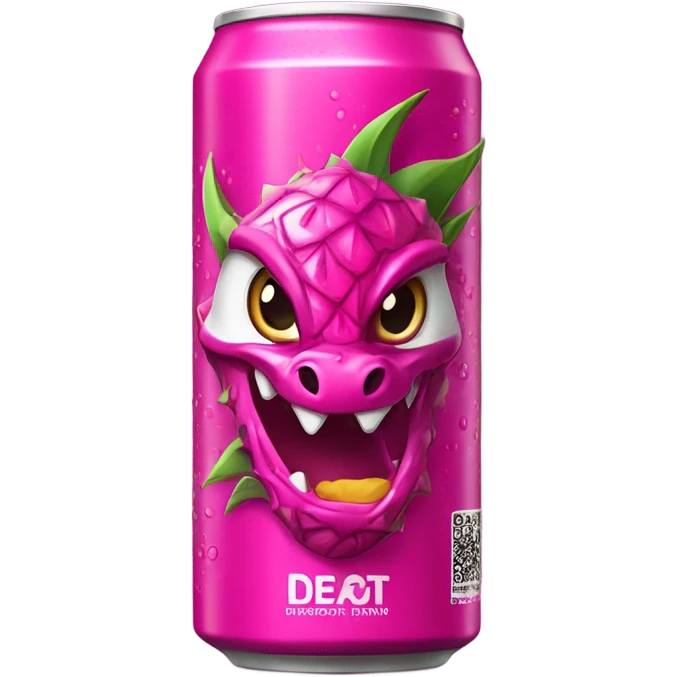 Energy Drink with the Taste of Dragonfruit Dragon  emoji