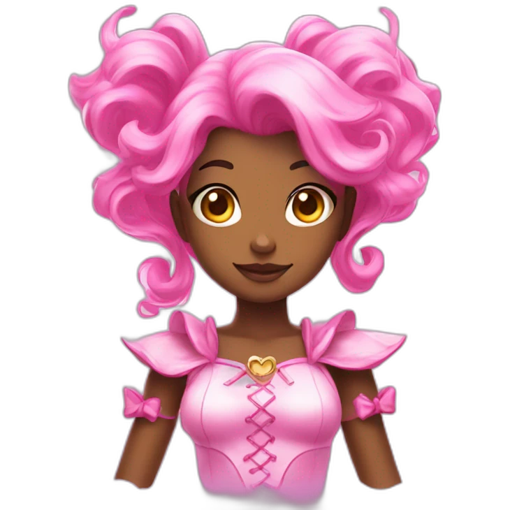 Pink magical girl emoji