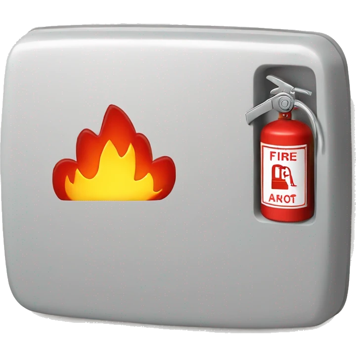 Fire alarm on a taco emoji