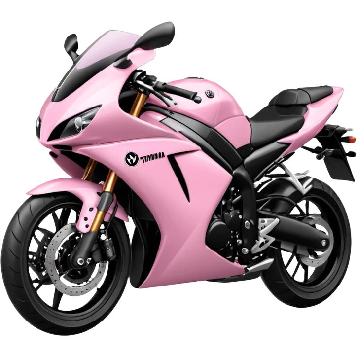 moto yamaha rosa emoji