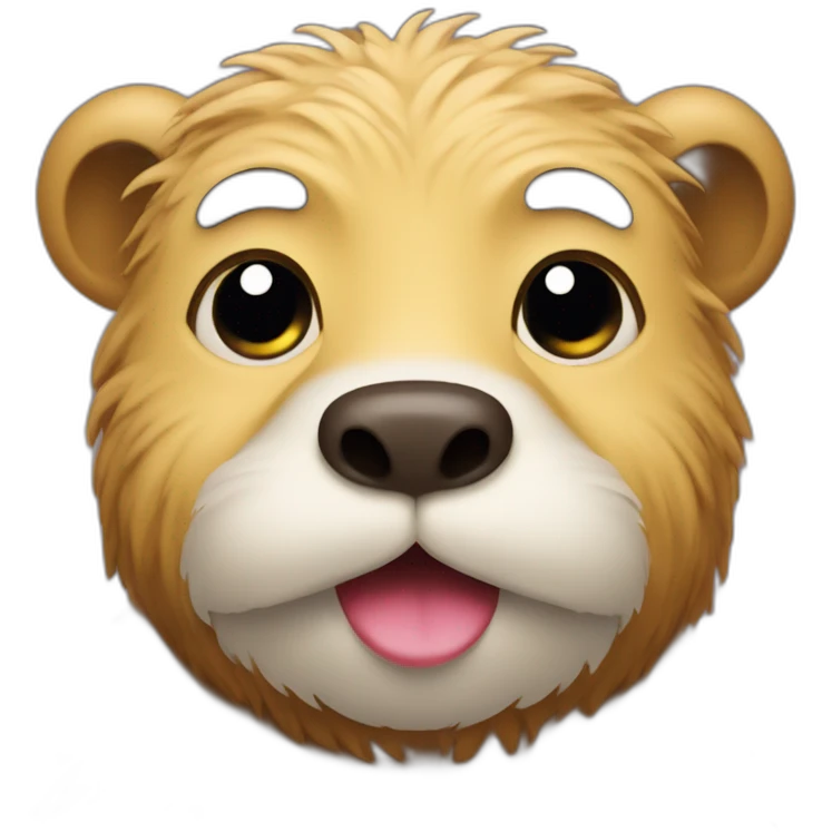 golang gopher emoji with a beard emoji
