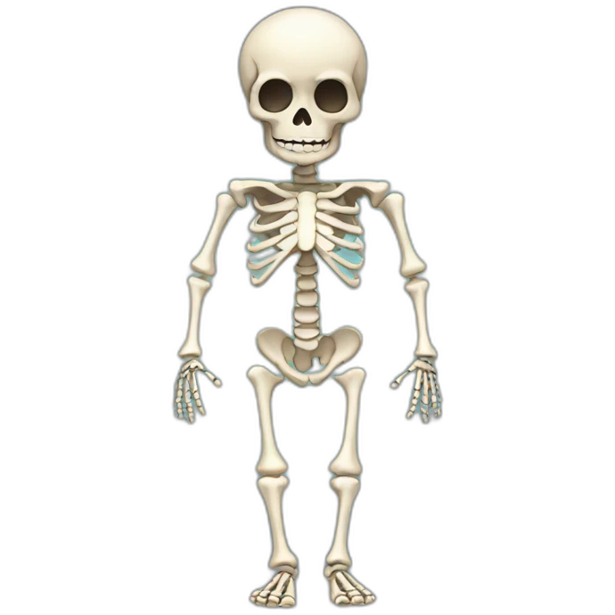 skeleton halloween emoji