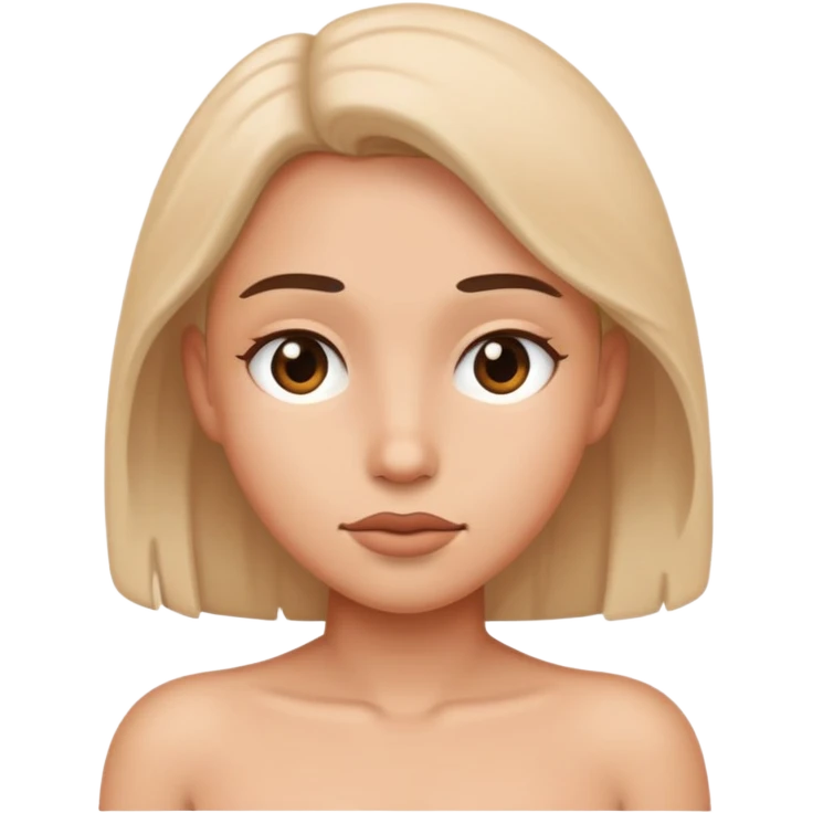 Make a nudist emoji