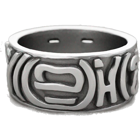 2 silver rings emoji