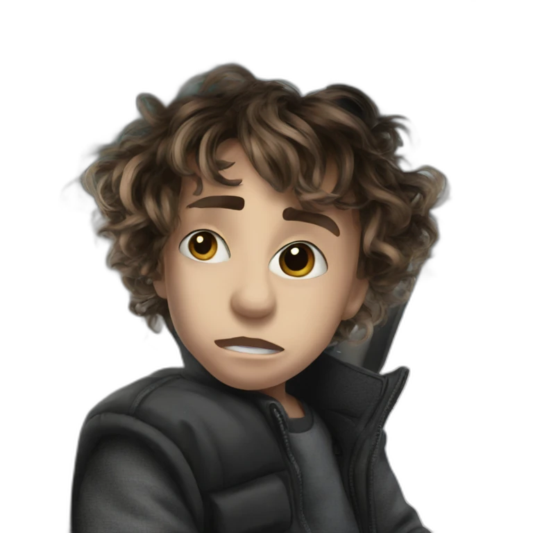 serious gaze from one. emoji
