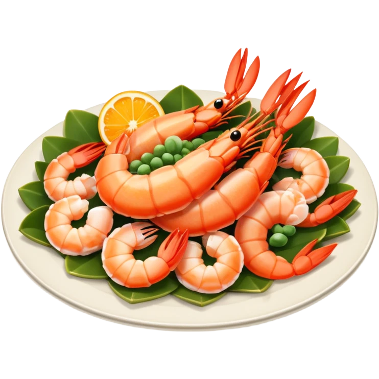 prawn plate emoji