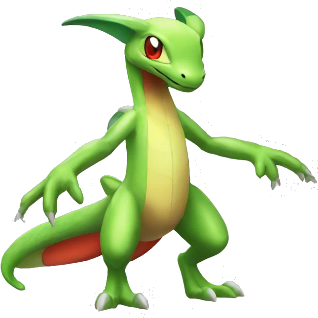 Full body shiny Flygon emoji