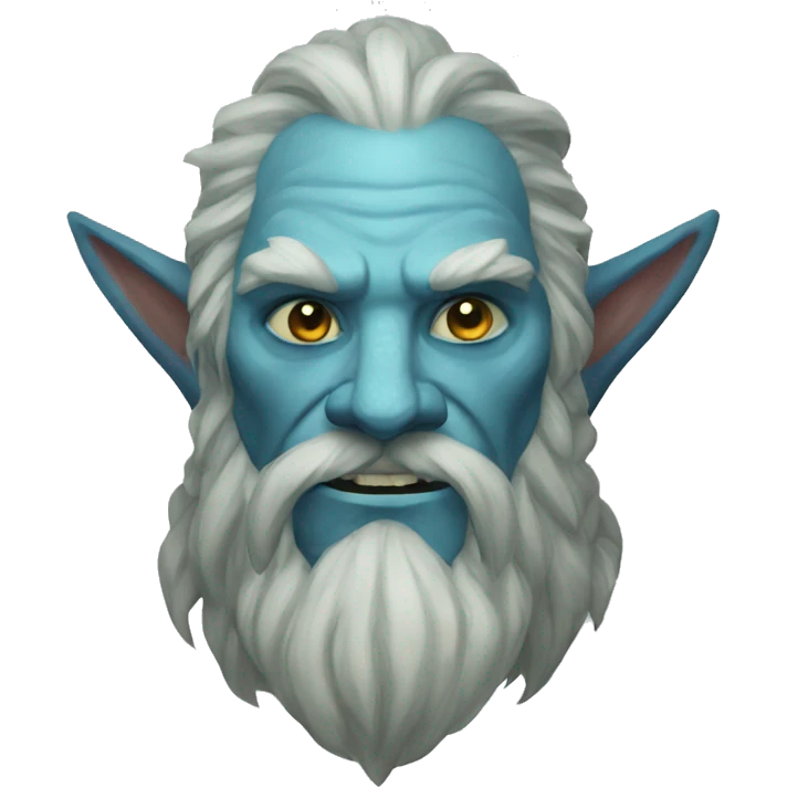 Spectral giant firbolg blue emoji