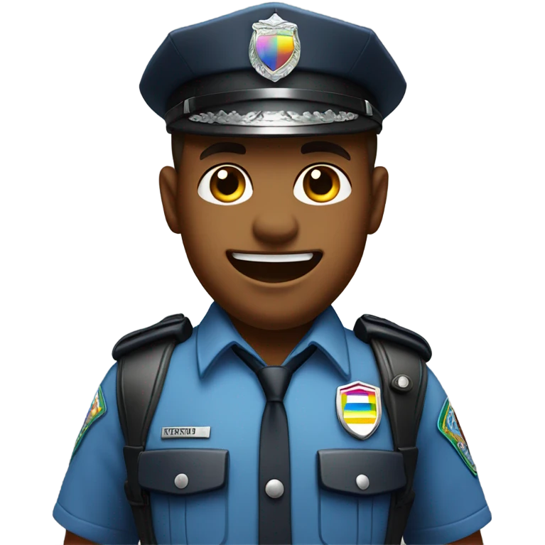 gay policeman emoji