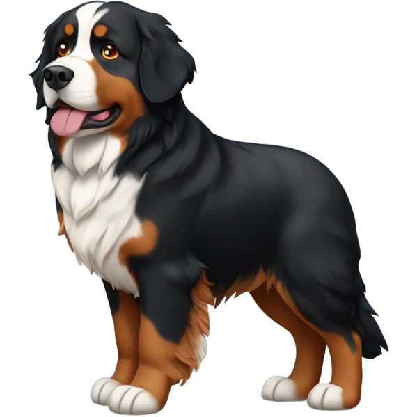Bernese mountain dog  emoji