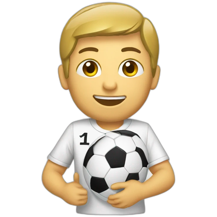 schreiender Fußball mit Schuh emoji