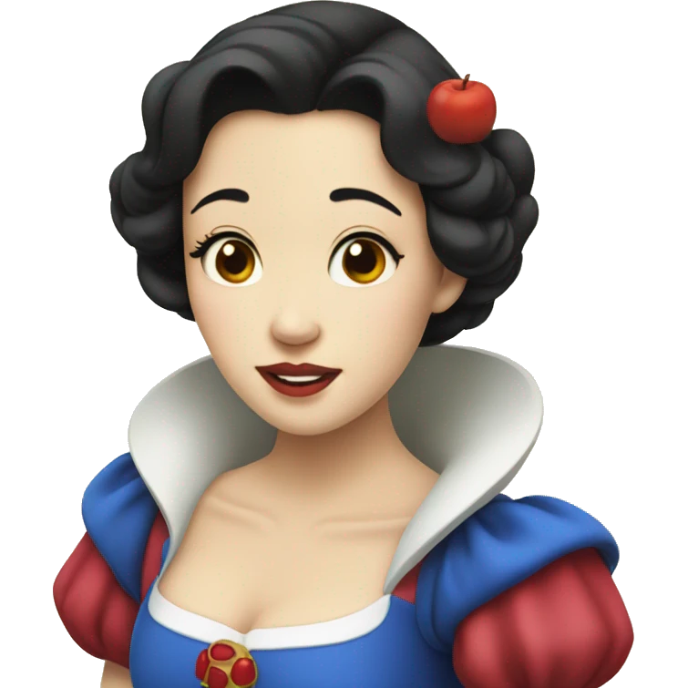 Snowwhite being asian emoji