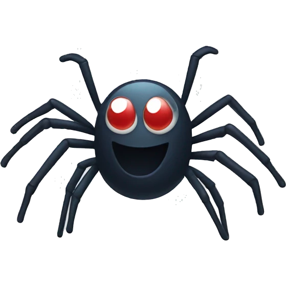 Spider waving hi emoji