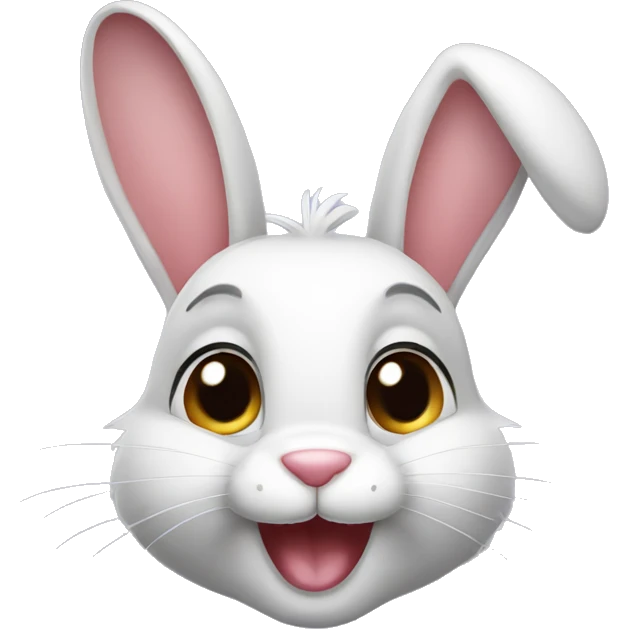 bunny rabbit winking emoji