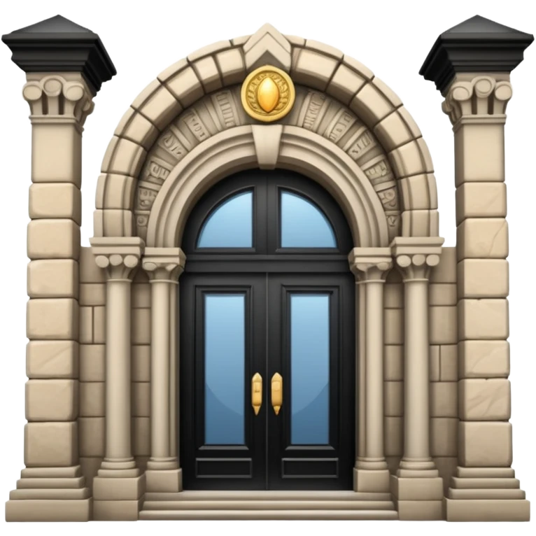 embassy entrance, no flag emoji