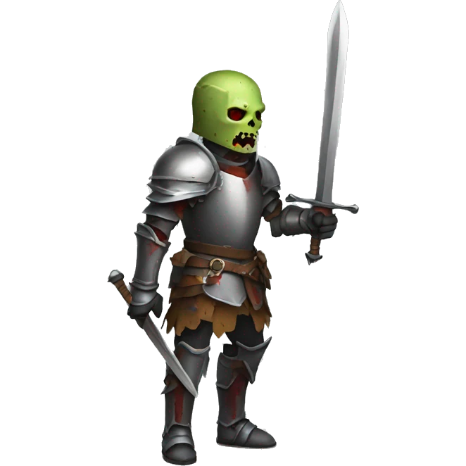zombie knight full lenght emoji