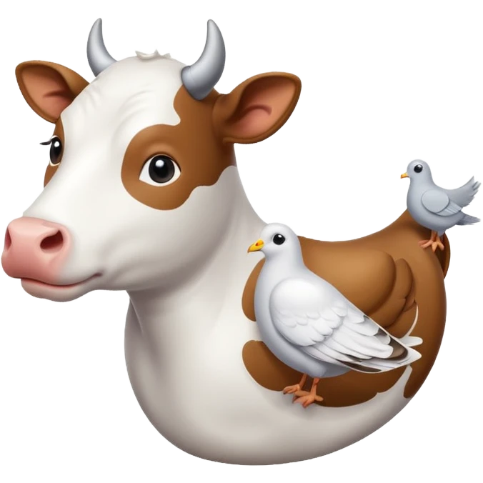 🐮🕊️ emoji