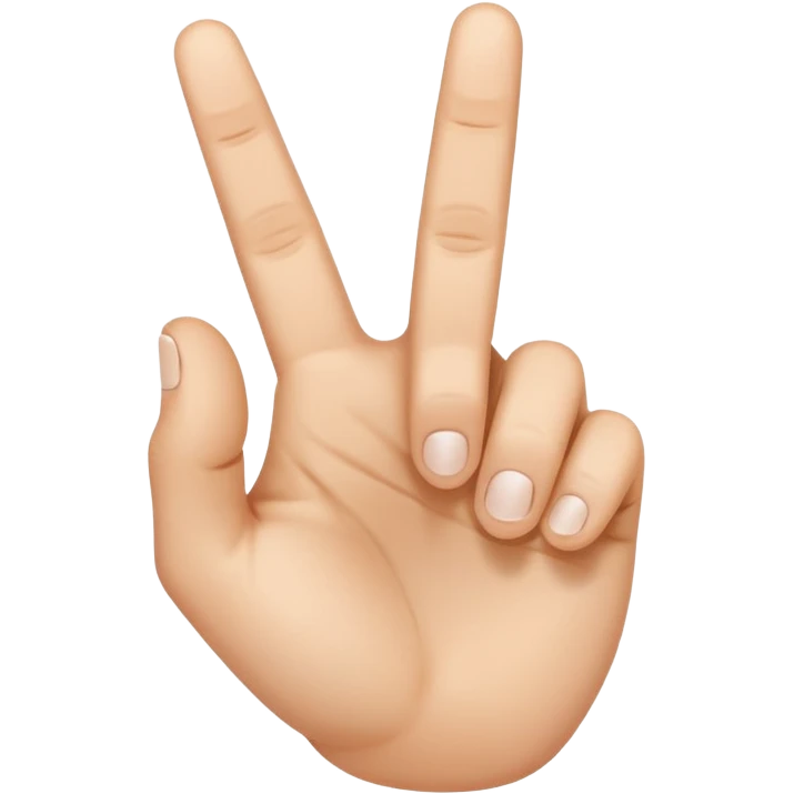 a hand with finger pointing at the camera emoji