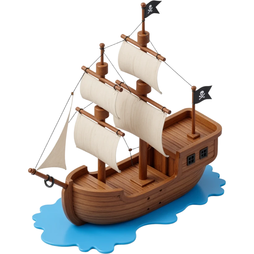 pirate ship emoji