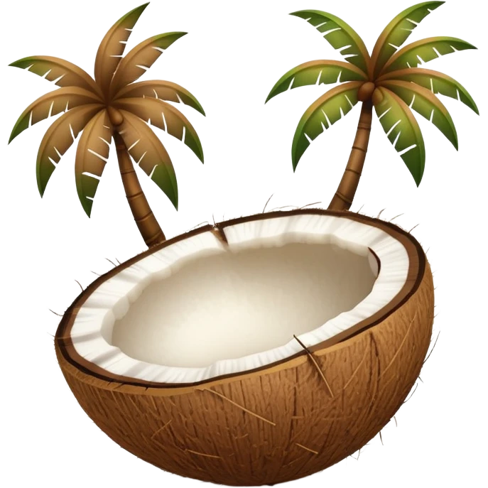 Coconut emoji