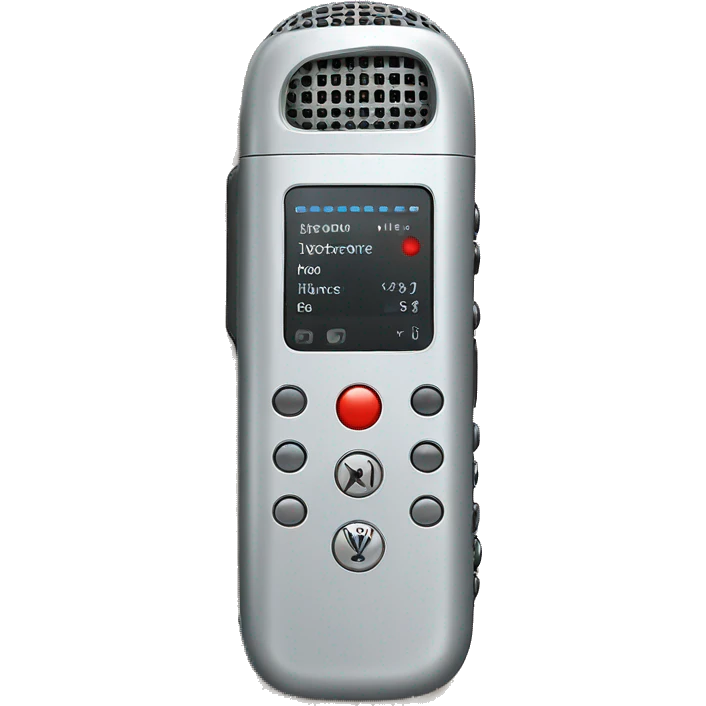 voice recorder memo device emoji