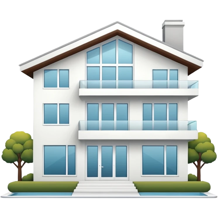modern house  emoji