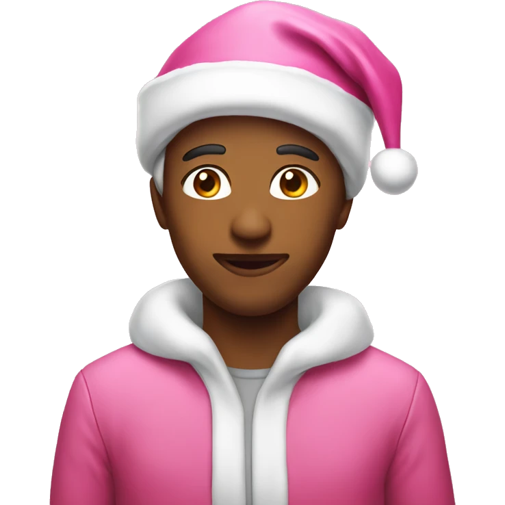 pink christmas emoji