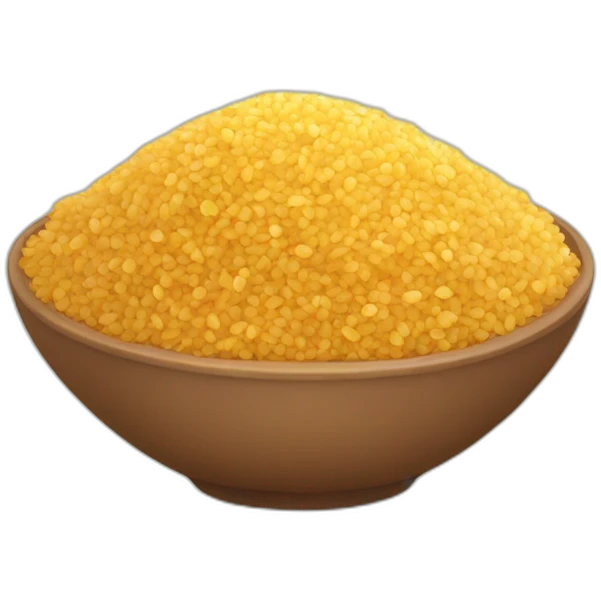 Bulgur in dash emoji