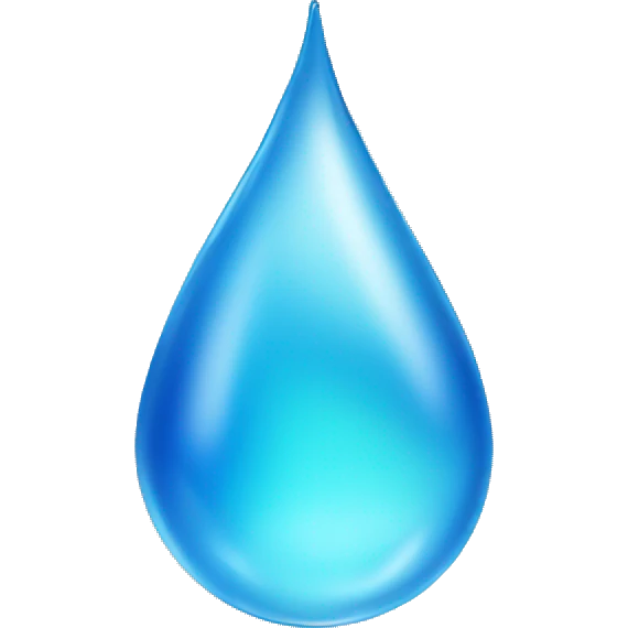 Water droplet  emoji