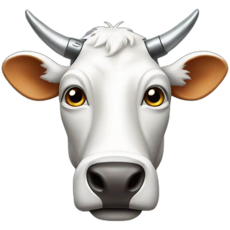 robotic cow emoji