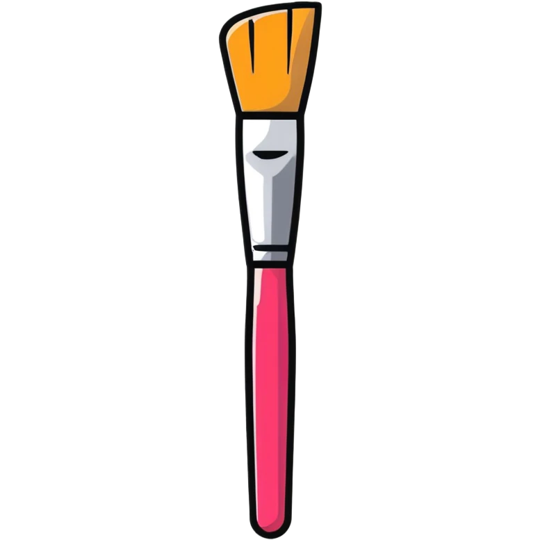 Makeup brush beauty tool emoji