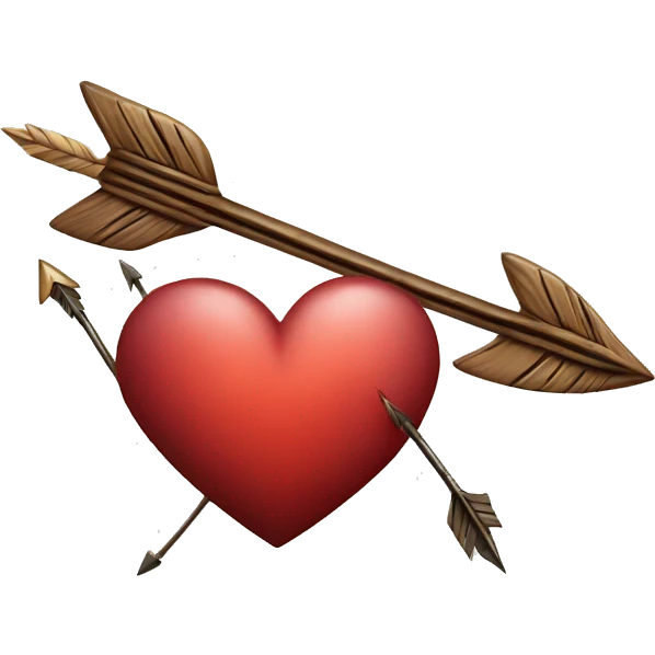 Heart and arrow tattoo emoji