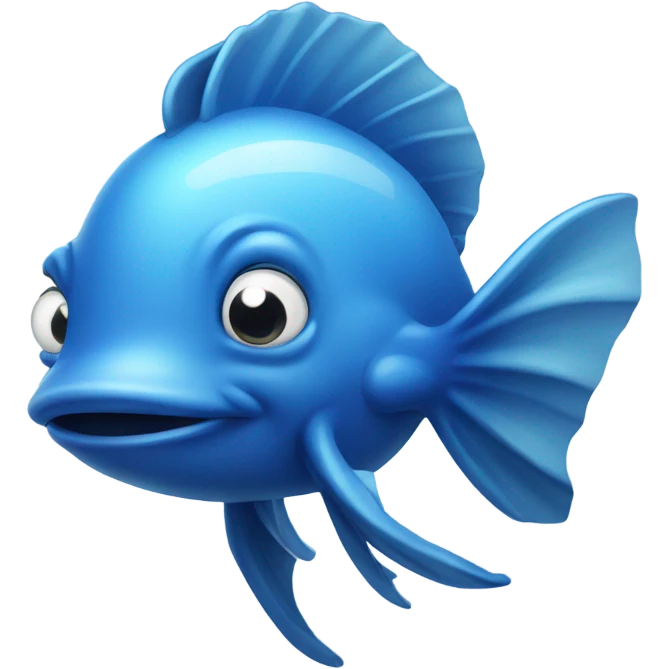 Blue sea animals emoji