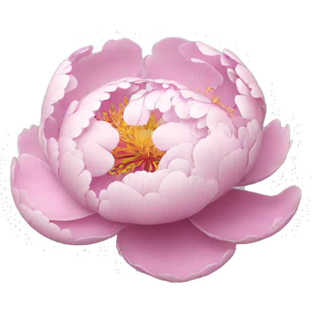 Peony emoji