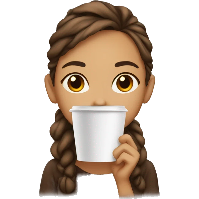 aimee he with coffee emoji