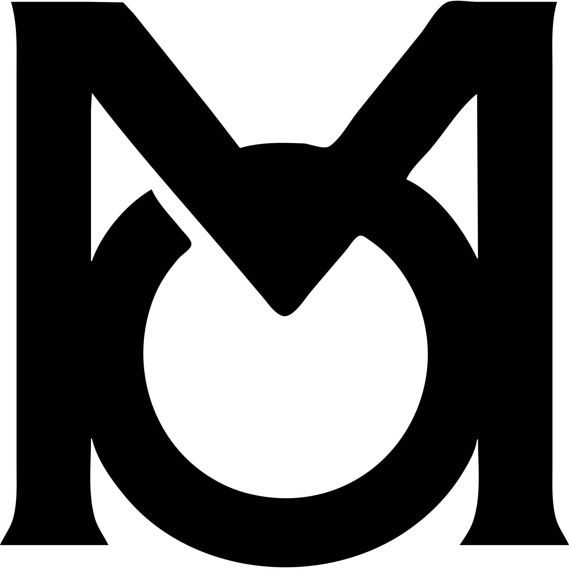intertwining of two letters M and O emoji