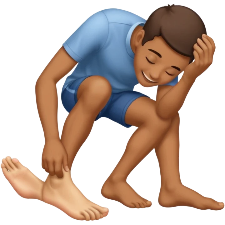 Ayak koklayan emoji emoji