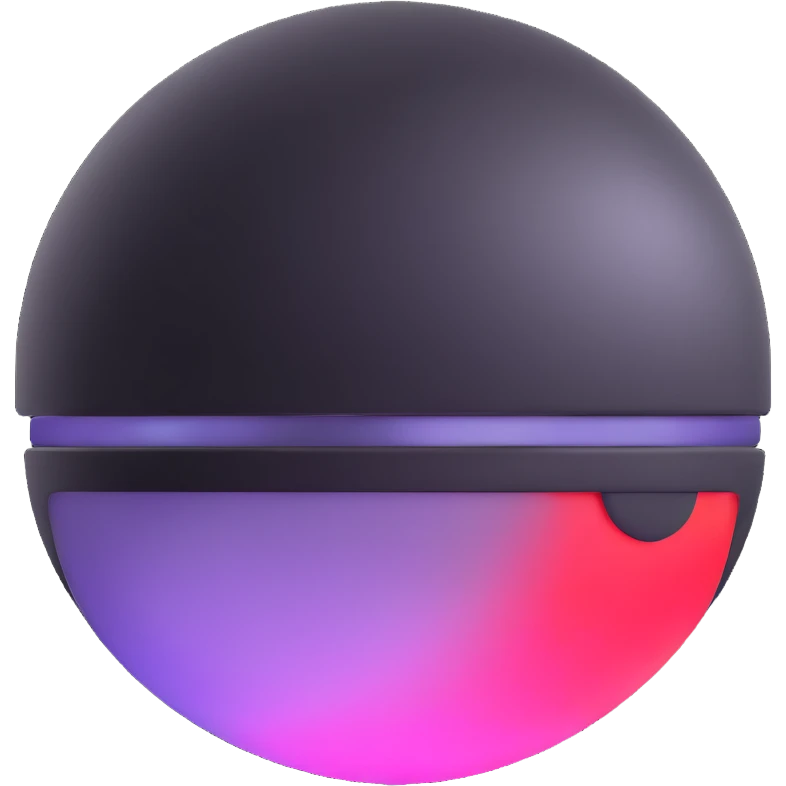 Mega Pokémon ball glowing emoji