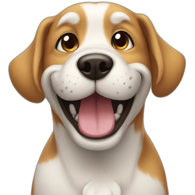 Dog smile emoji