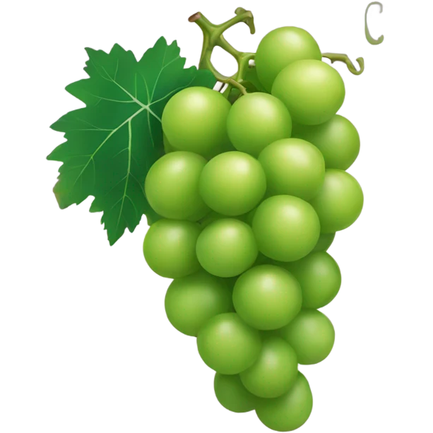 Green grapes emoji