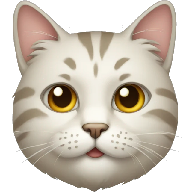 Cat with beard emoji